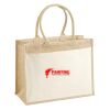 Cotton Pocket Jute Shopper Thumbnail