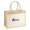 Cotton Pocket Jute Shopper Thumbnail