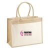 Cotton Pocket Jute Shopper Thumbnail