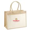 Cotton Pocket Jute Shopper Thumbnail