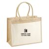 Cotton Pocket Jute Shopper Thumbnail