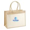 Cotton Pocket Jute Shopper Thumbnail