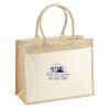 Cotton Pocket Jute Shopper Thumbnail