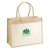 Cotton Pocket Jute Shopper Thumbnail