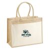Cotton Pocket Jute Shopper Thumbnail