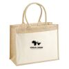 Cotton Pocket Jute Shopper Thumbnail
