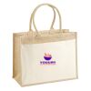 Cotton Pocket Jute Shopper Thumbnail