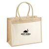 Cotton Pocket Jute Shopper Thumbnail