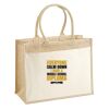 Cotton Pocket Jute Shopper Thumbnail