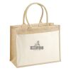 Cotton Pocket Jute Shopper Thumbnail