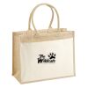 Cotton Pocket Jute Shopper Thumbnail