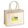 Cotton Pocket Jute Shopper Thumbnail