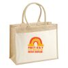 Cotton Pocket Jute Shopper Thumbnail