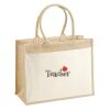 Cotton Pocket Jute Shopper Thumbnail