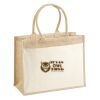 Cotton Pocket Jute Shopper Thumbnail
