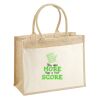 Cotton Pocket Jute Shopper Thumbnail