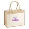 Cotton Pocket Jute Shopper Thumbnail