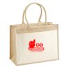 Cotton Pocket Jute Shopper Thumbnail