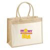 Cotton Pocket Jute Shopper Thumbnail