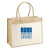 Cotton Pocket Jute Shopper Thumbnail
