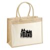 Cotton Pocket Jute Shopper Thumbnail