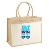Cotton Pocket Jute Shopper Thumbnail