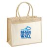 Cotton Pocket Jute Shopper Thumbnail