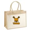 Cotton Pocket Jute Shopper Thumbnail