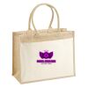 Cotton Pocket Jute Shopper Thumbnail
