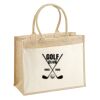 Cotton Pocket Jute Shopper Thumbnail