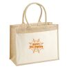 Cotton Pocket Jute Shopper Thumbnail