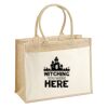 Cotton Pocket Jute Shopper Thumbnail