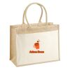 Cotton Pocket Jute Shopper Thumbnail