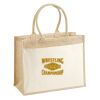 Cotton Pocket Jute Shopper Thumbnail