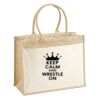 Cotton Pocket Jute Shopper Thumbnail