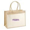 Cotton Pocket Jute Shopper Thumbnail