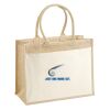 Cotton Pocket Jute Shopper Thumbnail