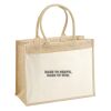 Cotton Pocket Jute Shopper Thumbnail