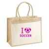 Cotton Pocket Jute Shopper Thumbnail