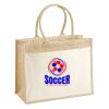 Cotton Pocket Jute Shopper Thumbnail