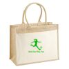 Cotton Pocket Jute Shopper Thumbnail