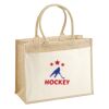 Cotton Pocket Jute Shopper Thumbnail
