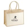 Cotton Pocket Jute Shopper Thumbnail
