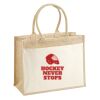 Cotton Pocket Jute Shopper Thumbnail