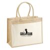 Cotton Pocket Jute Shopper Thumbnail