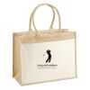 Cotton Pocket Jute Shopper Thumbnail