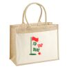 Cotton Pocket Jute Shopper Thumbnail