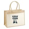 Cotton Pocket Jute Shopper Thumbnail