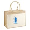 Cotton Pocket Jute Shopper Thumbnail
