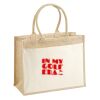 Cotton Pocket Jute Shopper Thumbnail